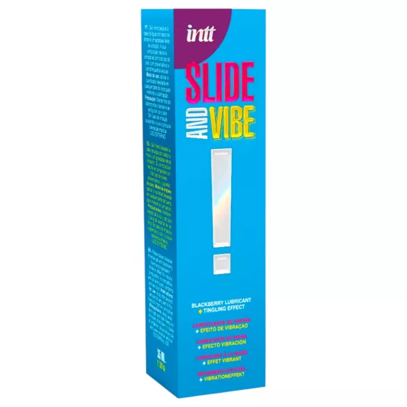 Intt - gel lubrifiant intim comestibil cu efect de furnicături - mure (35ml)