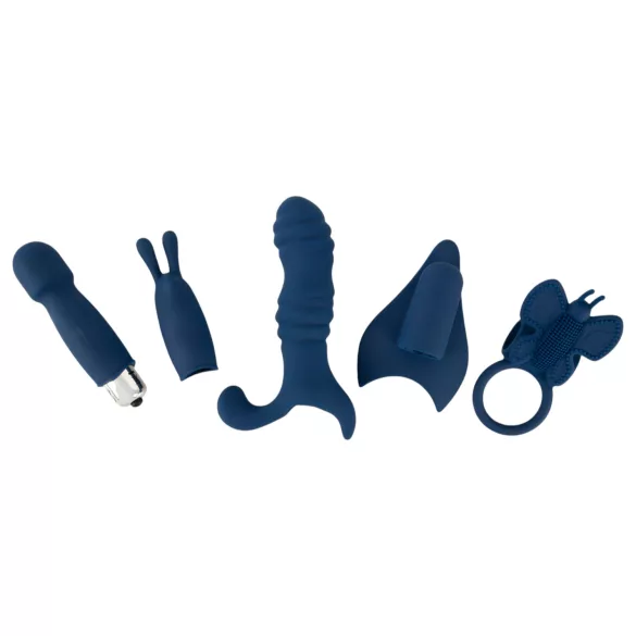 Magic Shiver - set vibrator - albastru
