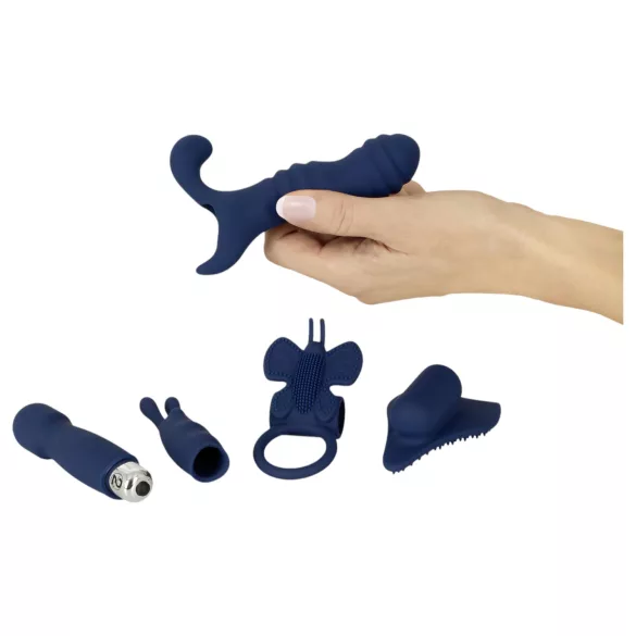 Magic Shiver - set vibrator - albastru