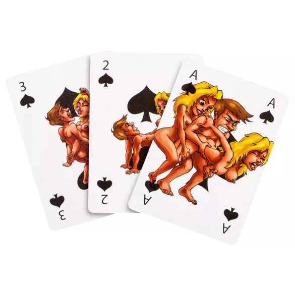 Kama Sutra - set cărți de joc amuzante - 24 bucăți