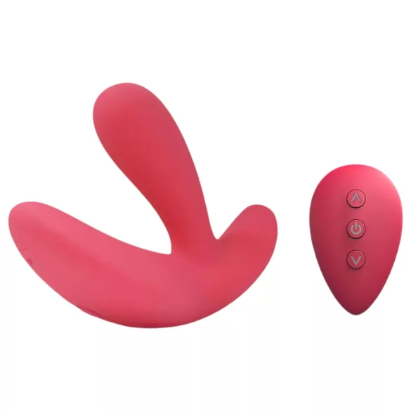 Cotoxo Saddle - vibrator prostate cu telecomandă - silicon roșu