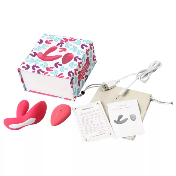 Cotoxo Saddle - vibrator prostate cu telecomandă - silicon roșu