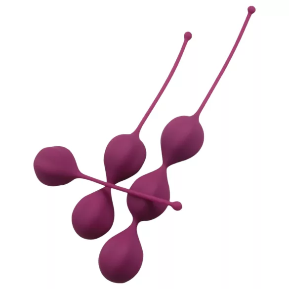 Cotoxo Belle - set 3 bile vaginale Kegel - silicon violet