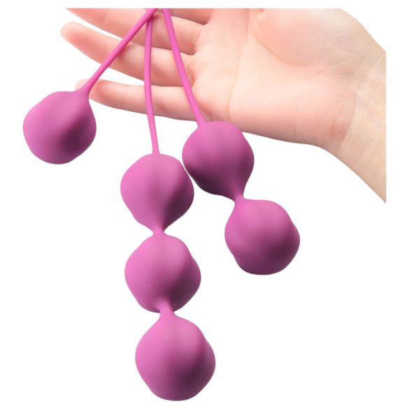 Cotoxo Belle - set 3 bile vaginale Kegel - silicon violet