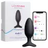 Lovense Hush 2 M - Vibrator anal controlat prin aplicație (45 mm, negru)