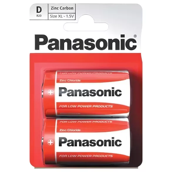 Panasonic - baterii tip C R14 - pachet 2 bucăți