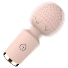   Sunfo Strawberry - mini vibrator masaj rezistent la apă - roz