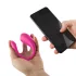 Sunfo - ou vibrator portabil controlat prin aplicație (roz)