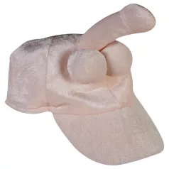   Căciulă de pluș cu penis - accesoriu pentru petrecerea burlăcițelor
