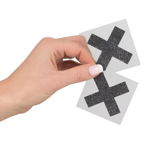 Strălucitor - autocolante pentru sfârcuri - X