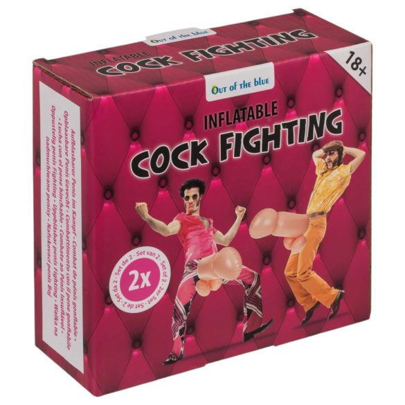 Cock Fighting - dildo cu curea gonflabil - natur