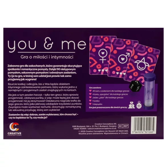 you & me - joc erotic pentru cupluri (polonez)