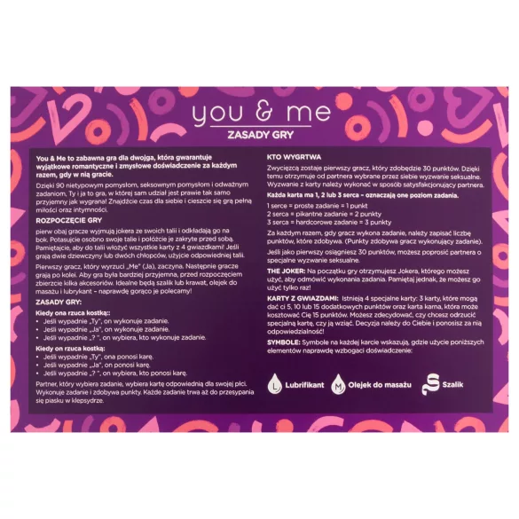 you & me - joc erotic pentru cupluri (polonez)