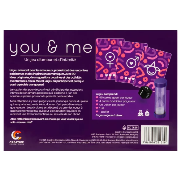 you & me - joc erotic pentru cupluri (francez)