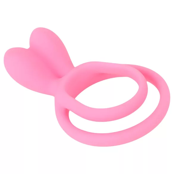 Pulselock Cocktura - inel pentru penis și testicule cu model de iepuraș (roz)