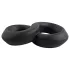 Pulselock Taur - inel dublu pentru penis și testicule (negru) - 20 mm
