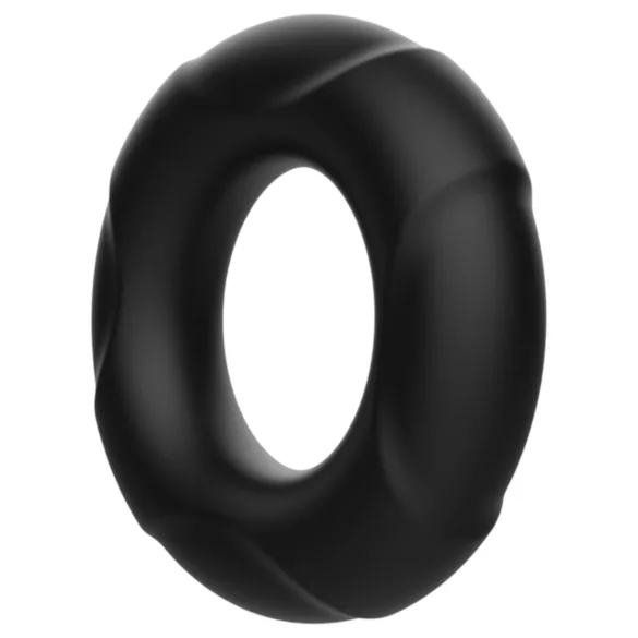 Pulselock Cirkl - inel penian din silicon (negru) - 18 mm