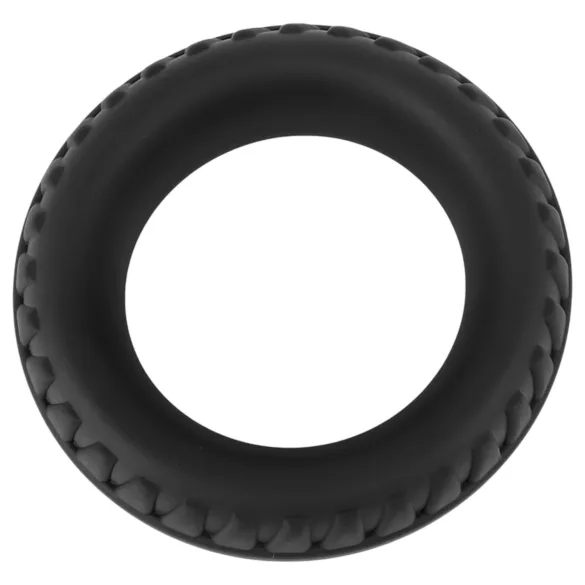 Pulselock Forge - inel penian din silicon cu model de anvelopă (negru) - 35 mm