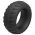 Pulselock Oak - inel penian din silicon extra gros (negru) - 40 mm