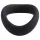 Pulselock Cocktura - inel penian din silicon răsucit (negru) - 45 mm