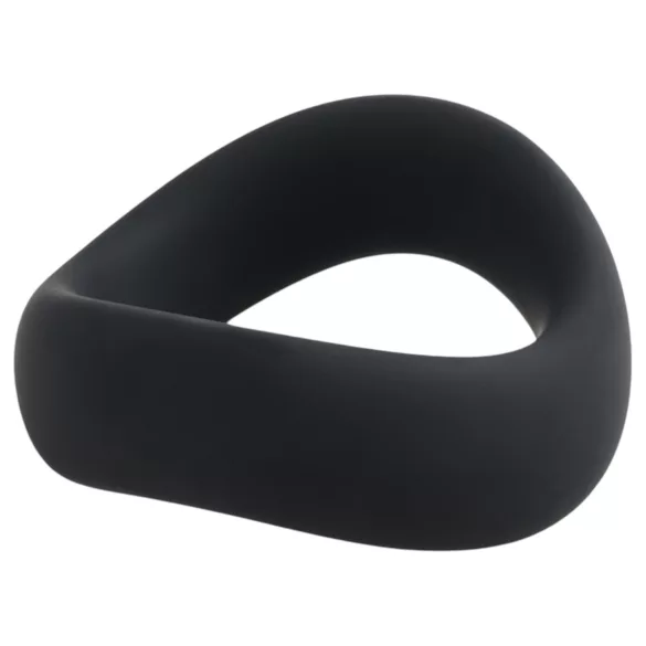 Pulselock Cocktura - inel penian din silicon răsucit (negru) - 45 mm