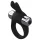 Pulselock Vantr - inel pentru penis cu vibrații și iepuraș (negru) - 30 mm