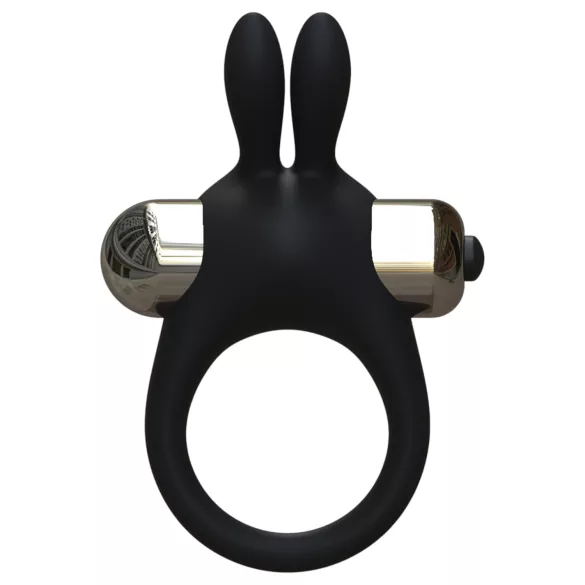 Pulselock Vantr - inel pentru penis cu vibrații și iepuraș (negru) - 30 mm