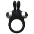 Pulselock Vantr - inel pentru penis cu vibrații și iepuraș (negru) - 30 mm