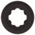 Pulselock Cocktura - inel pentru penis din silicon cu buline (negru) - 27 mm