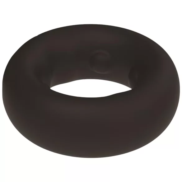 Pulselock Cocktura - inel pentru penis din silicon cu buline (negru) - 27 mm