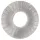 Pulselock Cocktura - inel pentru penis din TPE, cu striații (transparent) - 19 mm