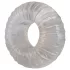 Pulselock Cocktura - inel pentru penis din TPE, cu striații (transparent) - 19 mm