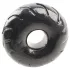 Pulselock Forge - inel pentru penis din TPE cu model de roată (negru) - 19 mm