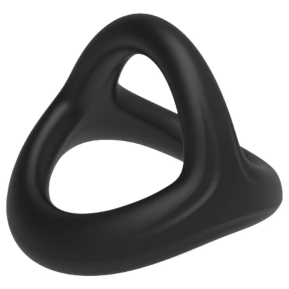 Pulselock Taur - inel pentru penis și testicule în formă de Y (negru) - S