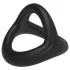 Pulselock Taur - inel pentru penis și testicule în formă de Y (negru) - S