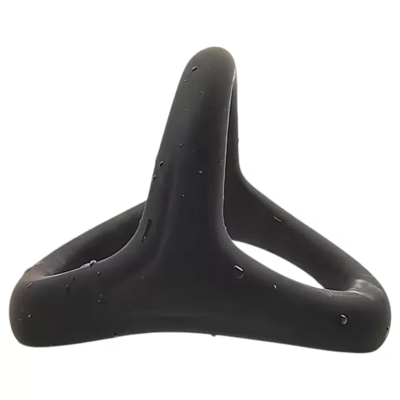 Pulselock Taur - inel pentru penis și testicule în formă de Y (negru) - S