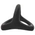 Pulselock Taur - inel pentru penis și testicule în formă de Y (negru) - S