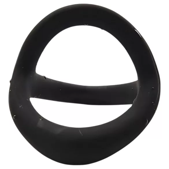 Pulselock Taur - inel pentru penis și testicule în formă de Y (negru) - S