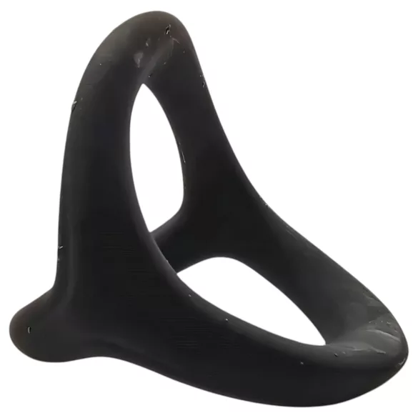 Pulselock Taur - inel pentru penis și testicule în formă de Y (negru) - S