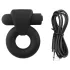 Pulselock Vantr - inel penian și pentru testicule cu vibrații, pe acumulator (negru) - 25 mm