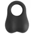 Pulselock Taur - inel pentru testicule din silicon, cu bile ponderate (negru)