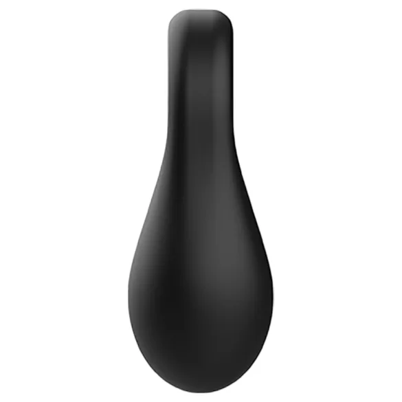 Pulselock Taur - inel pentru testicule din silicon, cu bile ponderate (negru)