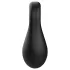 Pulselock Taur - inel pentru testicule din silicon, cu bile ponderate (negru)