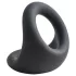 Pulselock Taur - inel conturat pentru penis și testicule (negru)