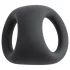 Pulselock Taur - inel conturat pentru penis și testicule (negru)