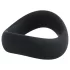 Pulselock Cocktura - inel testicular răsucit din silicon (negru) - 5 cm