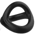 Pulselock Taur - inel pentru penis și testicule în formă de Y (negru) - M