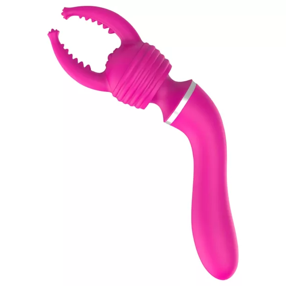 Lonely - vibratoare 2 în 1 masaj și punctul G cu 3 capete interschimbabile roz