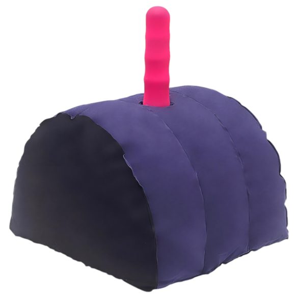 Magic Pillow - Pernă sexuală gonflabilă cu suport pentru dildo - mov