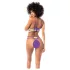 Set sutien Mapalé (galben-violet) - L/XL